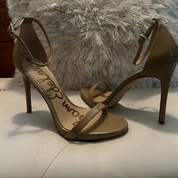 Cute Timeless Tan Heels - Picture 1 of 5